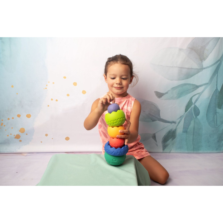 Pastelowa Piramida Sensoryczna Mom's Care 813 | Planeta Kreatywności