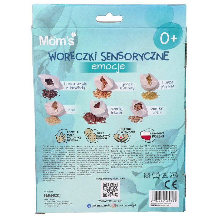 Woreczki Sensoryczne Emocje Mom's Care 916 | Planeta Kreatywności