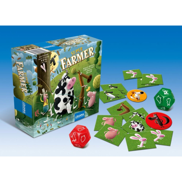 Gra Super Farmer - Cena, Opinie, Zasady | Wydawnictwo Granna