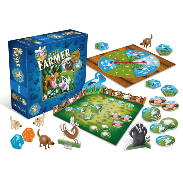 Gra Superfarmer Big Box Granna | Bezpieczna Polska Planszówka