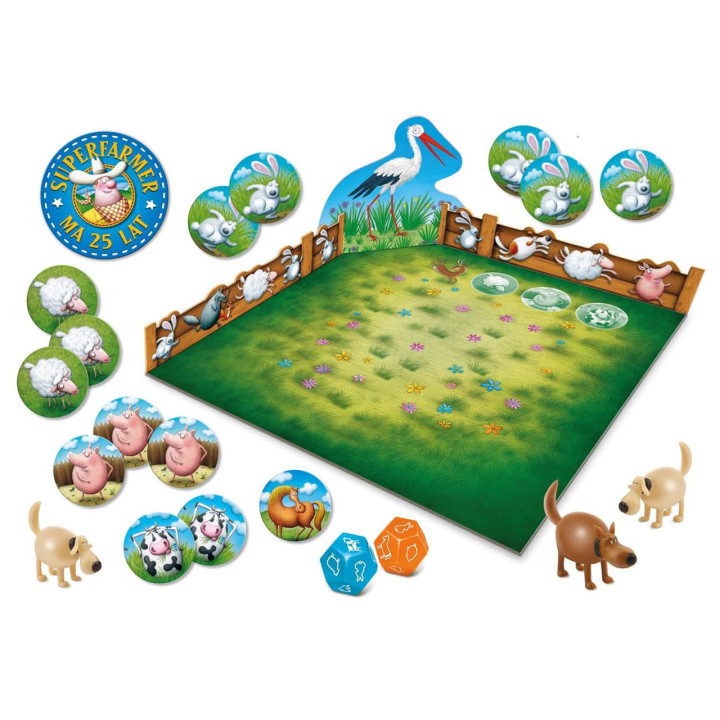 Gra Superfarmer Big Box Granna | Bezpieczna Polska Planszówka