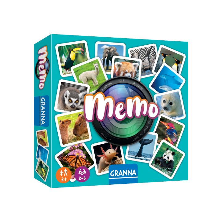 Gra Memo Zwierzęta Granna | Sklep Planeta Kreatywności