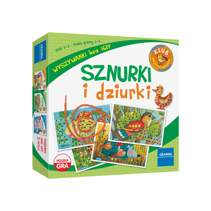 Gra Granna Sznurki i Dziurki Edukacyjna | Sklep Planeta Kreatywności