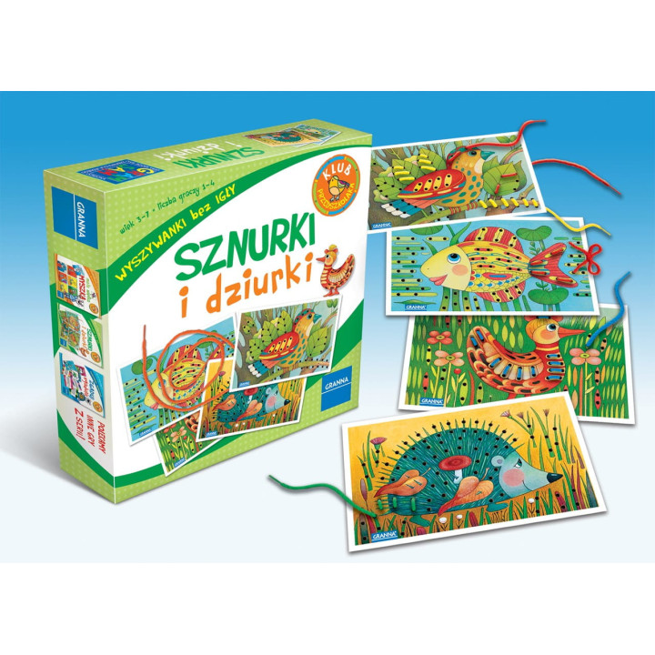 Gra Granna Sznurki i Dziurki Edukacyjna | Sklep Planeta Kreatywności