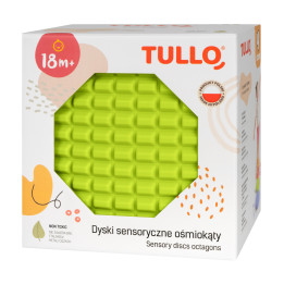Dyski sensoryczne ośmiokątne 4 szt. Tullo | Do integracji SI