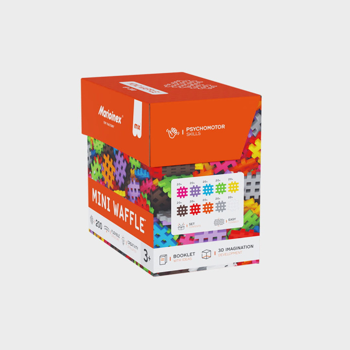 Marioinex Mini Waffle 200 szt. 908297 | Planeta Kreatywności