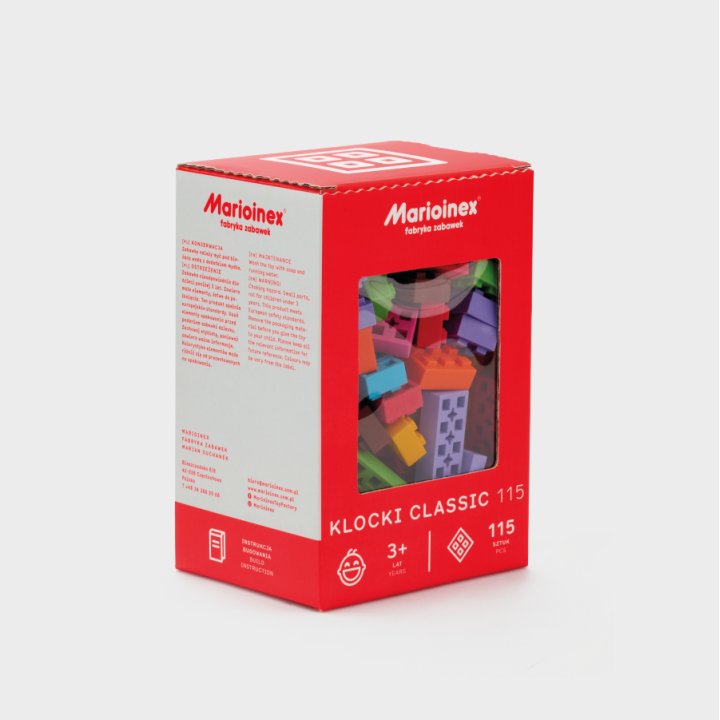 Klocki Marioinex Classic 115 szt. | Planeta Kreatywności