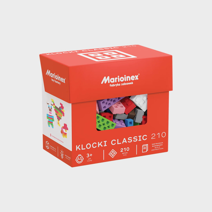Klocki Marioinex Classic 210 szt. | Planeta Kreatywności
