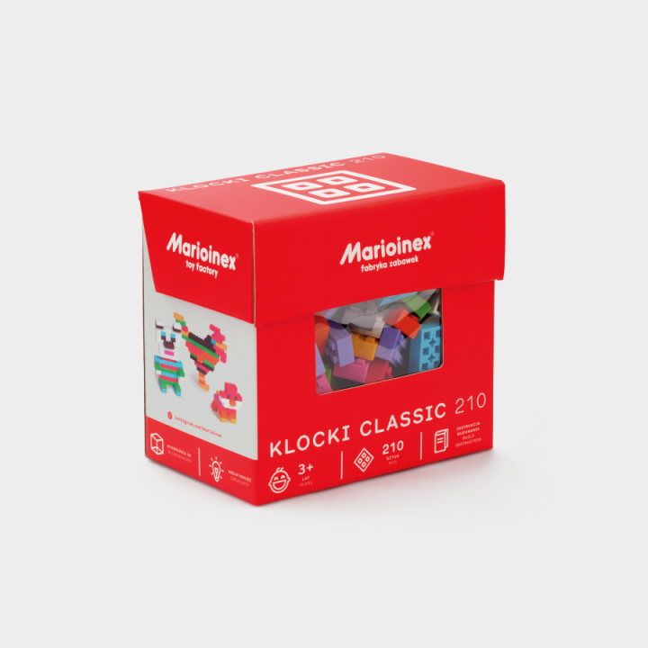 Klocki Marioinex Classic 210 szt. | Planeta Kreatywności