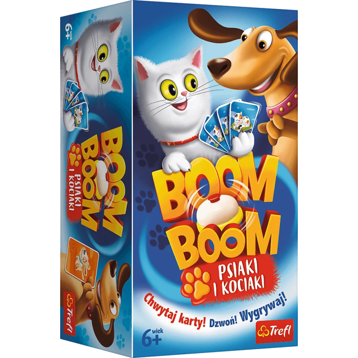 Gra Boom Boom Psiaki i Kociaki TREFL | Planeta Kreatywności