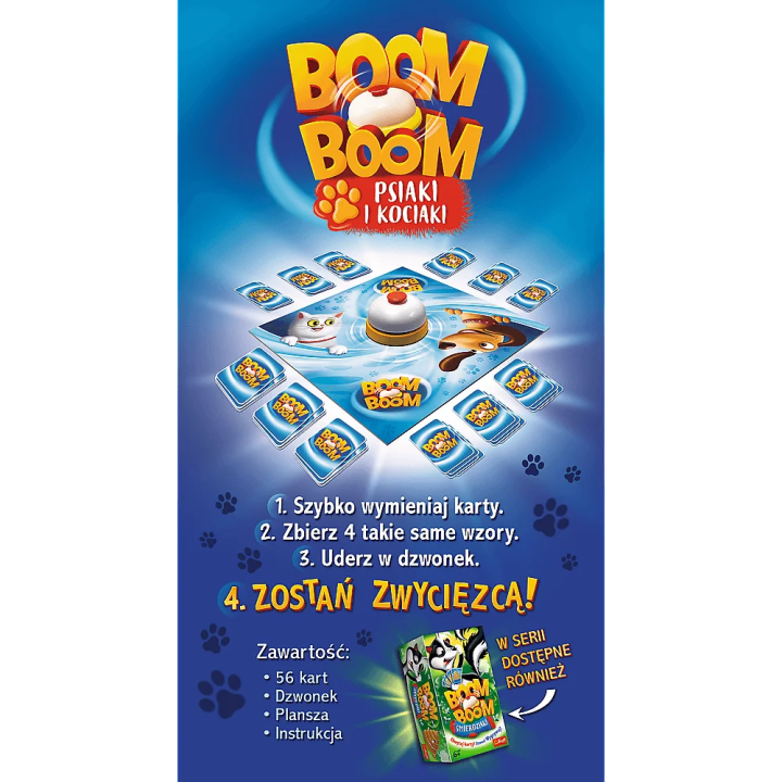 Gra Boom Boom Psiaki i Kociaki TREFL | Planeta Kreatywności