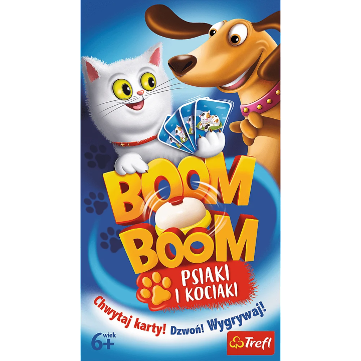 Gra Boom Boom Psiaki i Kociaki TREFL | Planeta Kreatywności