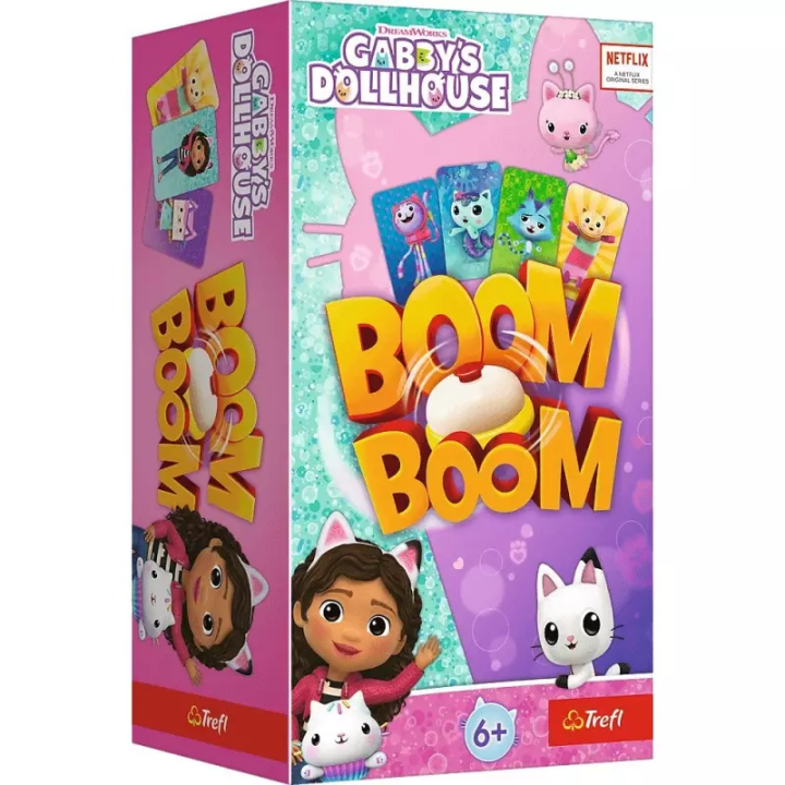 Gra Boom Boom Koci Domek Gabi TREFL | Planeta Kreatywności
