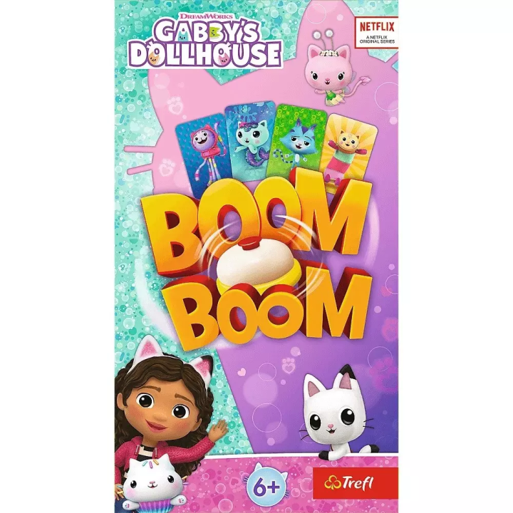 Gra Boom Boom Koci Domek Gabi TREFL | Planeta Kreatywności