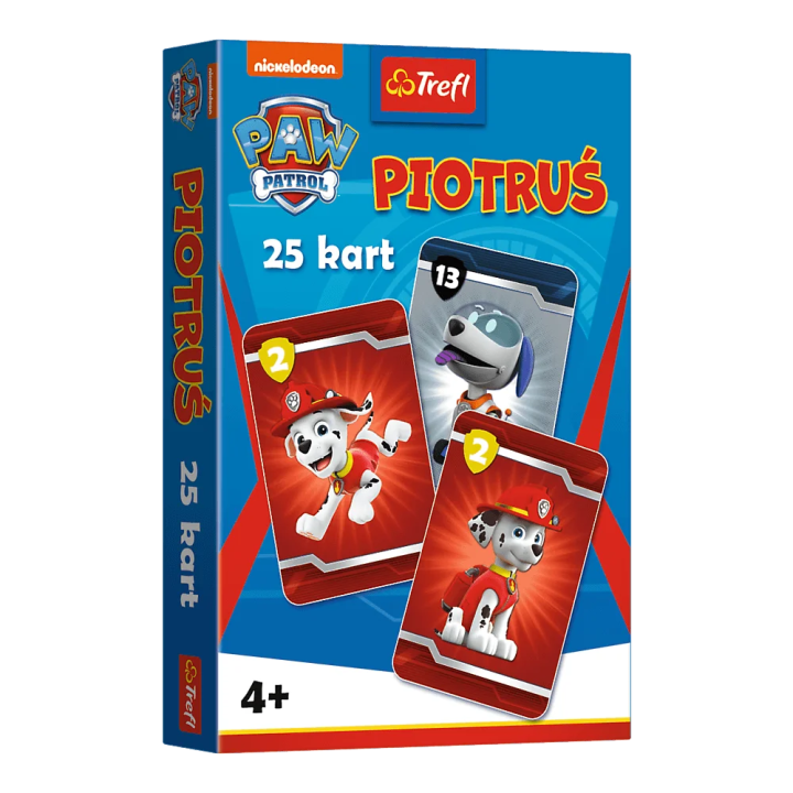 Karty do Gry Psi Patrol TREFL | Planeta Kreatywności
