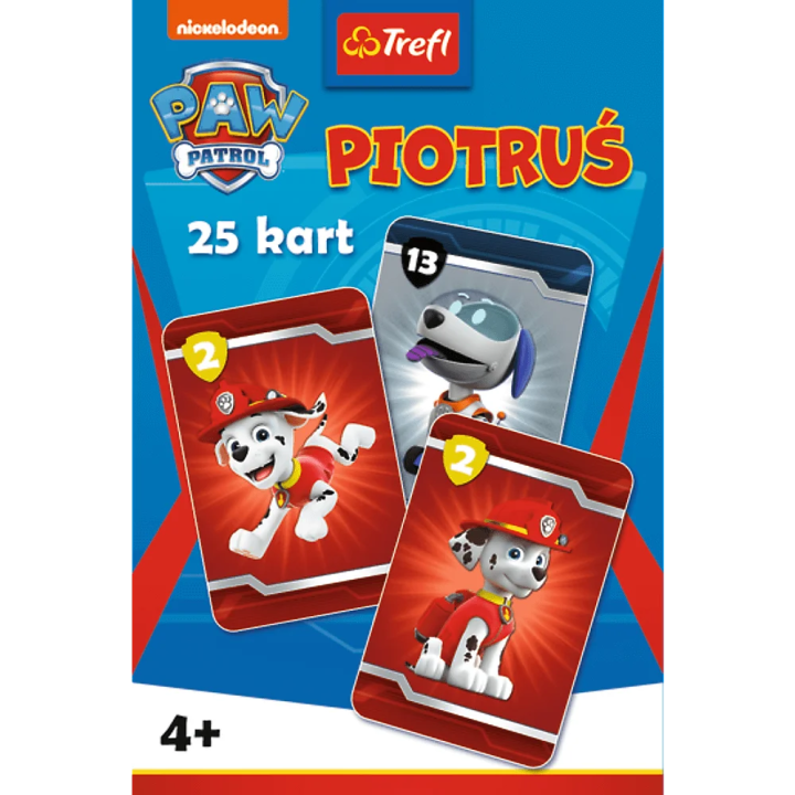 Karty do Gry Psi Patrol TREFL | Planeta Kreatywności