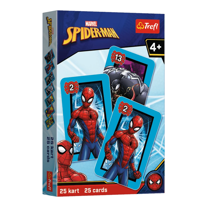 Karty Piotruś Spiderman TREFL 08498 | Planeta Kreatywności