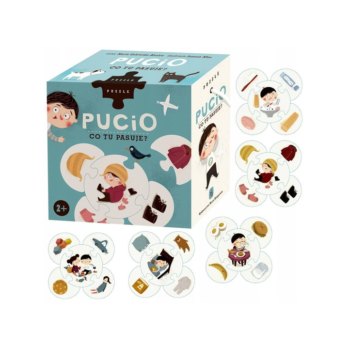 Puzzle Pucio Co tu pasuje? Nasza Księgarnia | Sklep