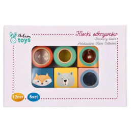 Drewniane Klocki Odkrywców do Rączki Adam Toys | Planeta Kreatywności
