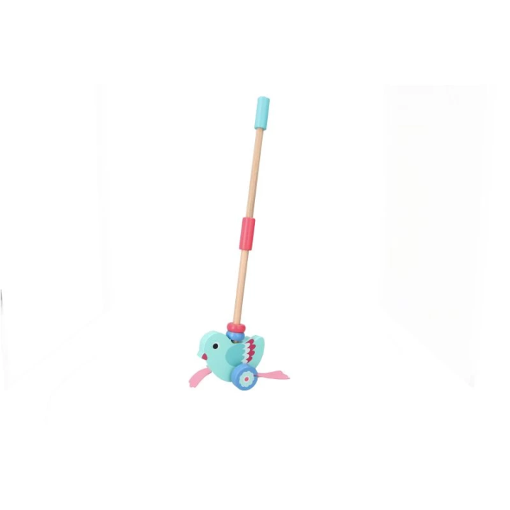 Drewniany Ptaszek do Pchania Adam Toys | Planeta Kreatywności
