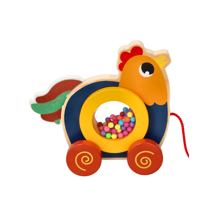 Kogucik do Ciągnięcia na Sznureczku Adam Toys N2047 | Planeta Kreatywności