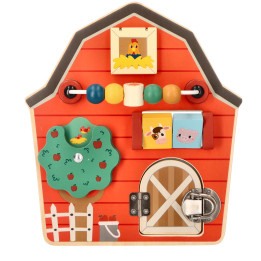 Stodoła Drewniana Tablica Aktywności Adam Toys N2048 | Planeta Kreatywności