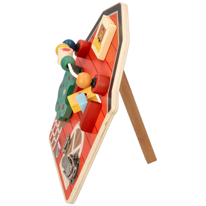 Stodoła Drewniana Tablica Aktywności Adam Toys N2048 | Planeta Kreatywności