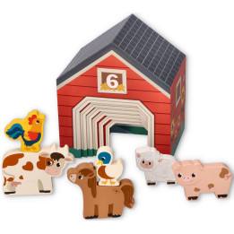 Piramidka z Kubeczkami Farma 12el Adam Toys N2021 | Planeta Kreatywności