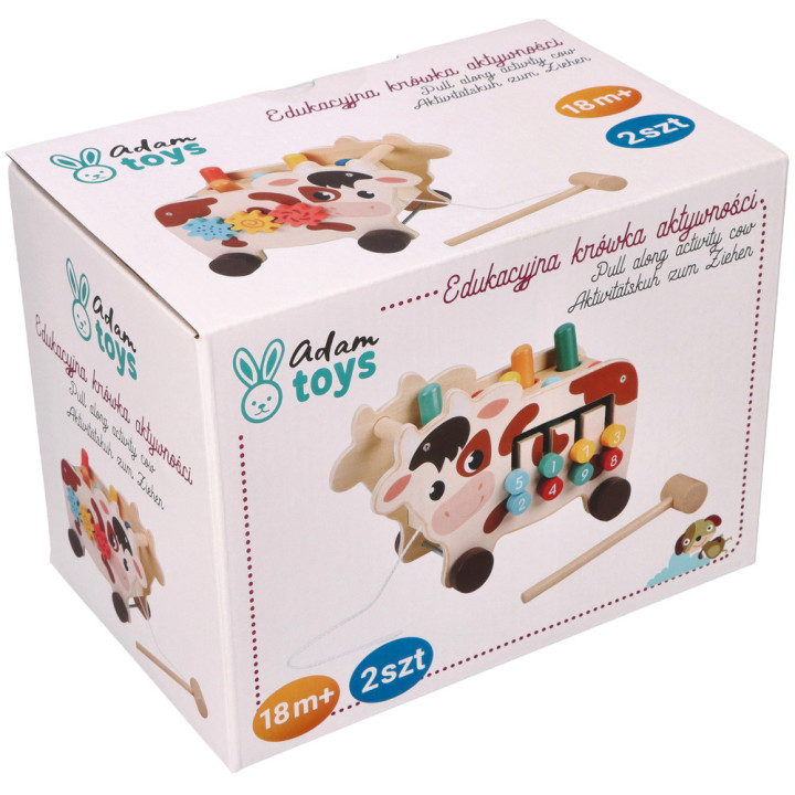 Krówka Aktywności do Ciągnięcia Adam Toys N2049 | Planeta Kreatywności