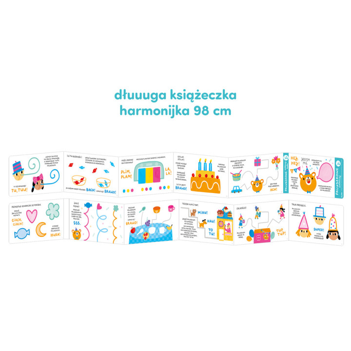 CzuCzu Paluszkowe zabawy 2+ | Interaktywna Książeczka