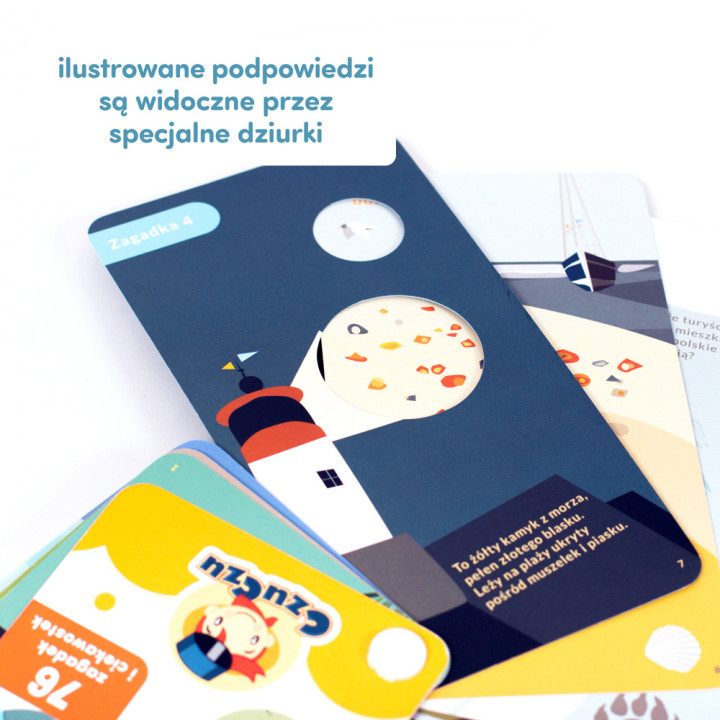 CzuCzu Zagadki z dziurką 5+ | Książeczka Edukacyjna