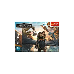 Trefl Puzzle 200el. Szczerbatek i przyjaciele | Jak Wytresować Smoka