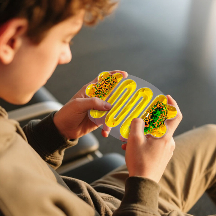 Gniotek Sensoryczny z Cieczą Squishy Zielony Stworek | Planeta Kreatywności
